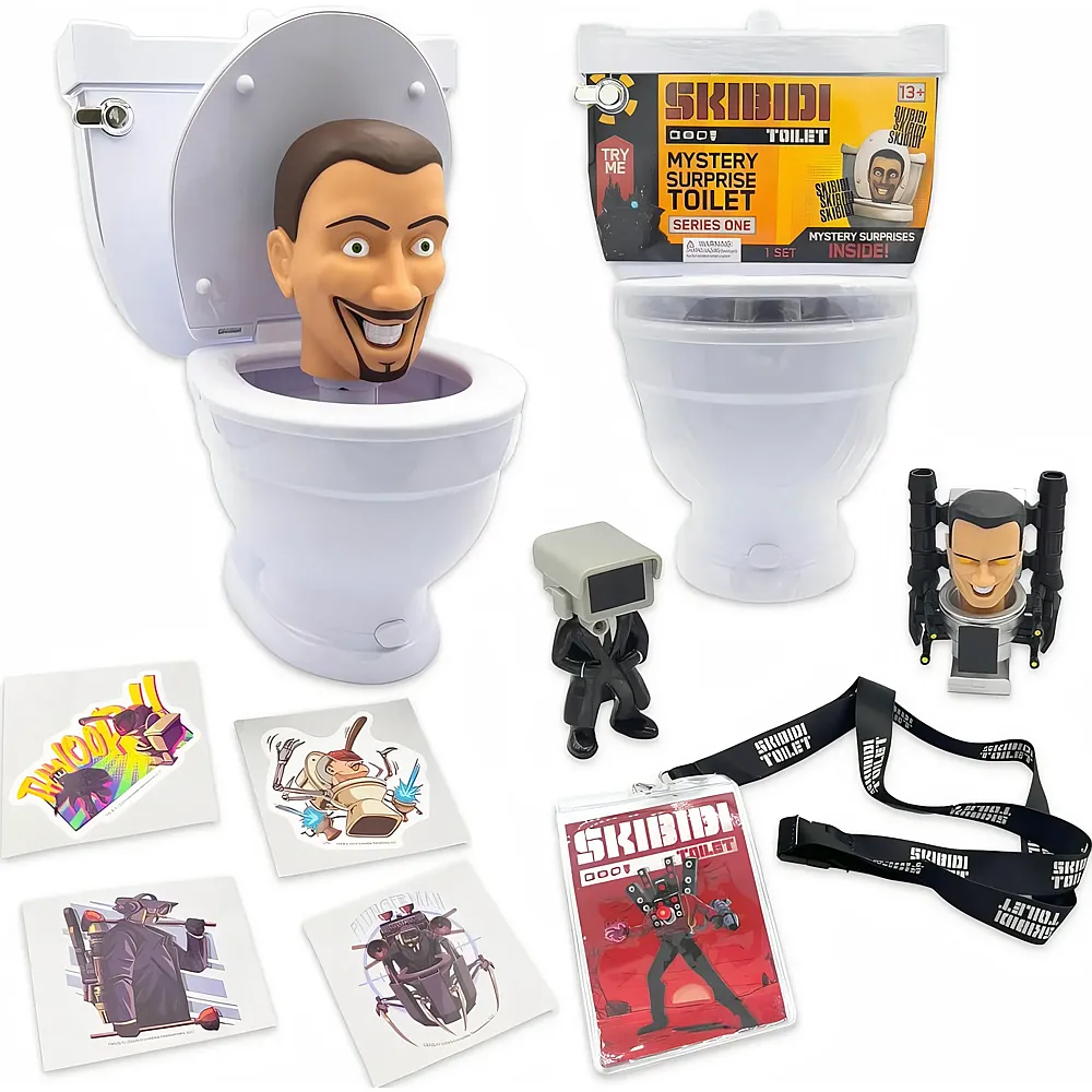Sombo Skibidi Toilet XXL Toilet Surprise Toilet