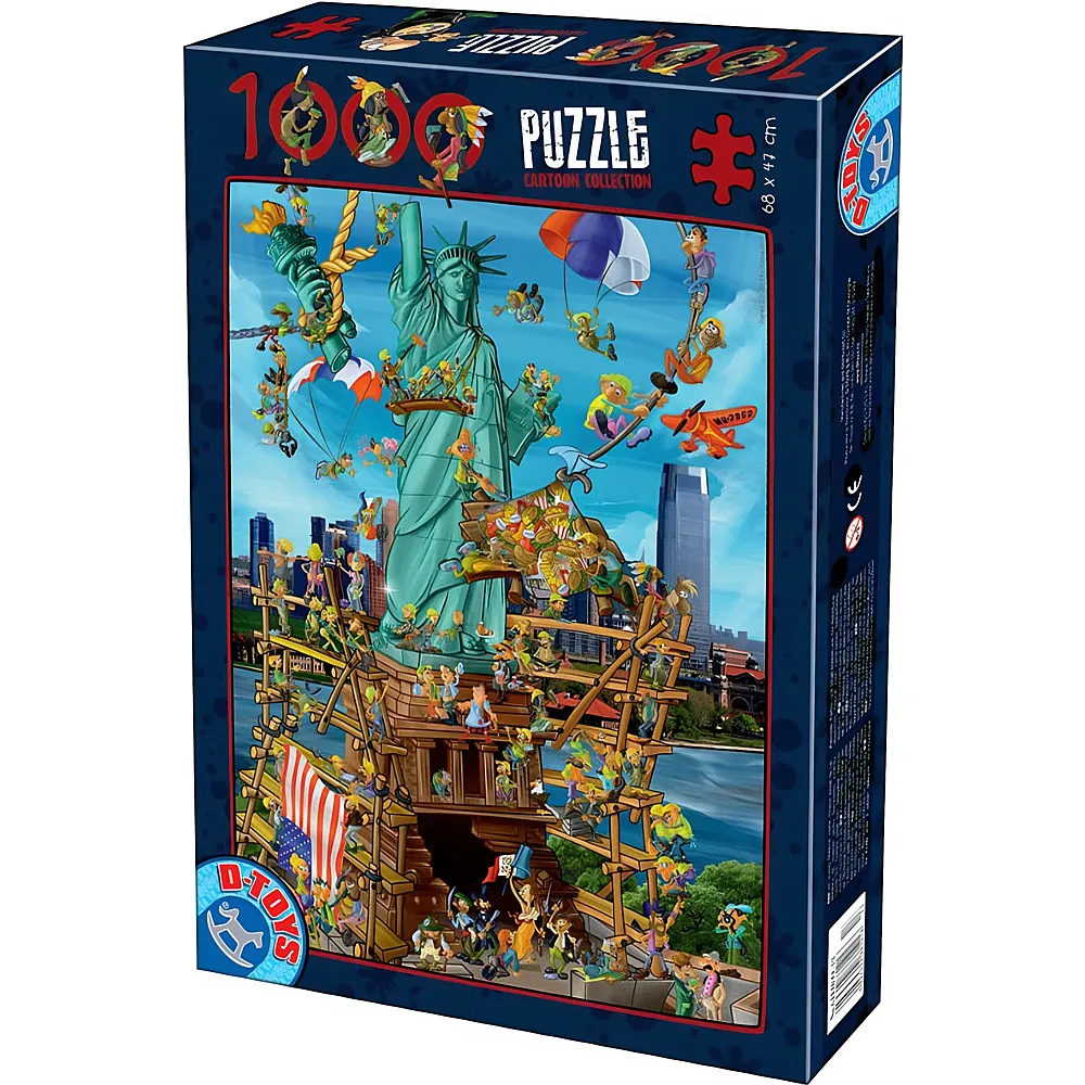 DToys Puzzle Cartoon Collection New York 1000Teile