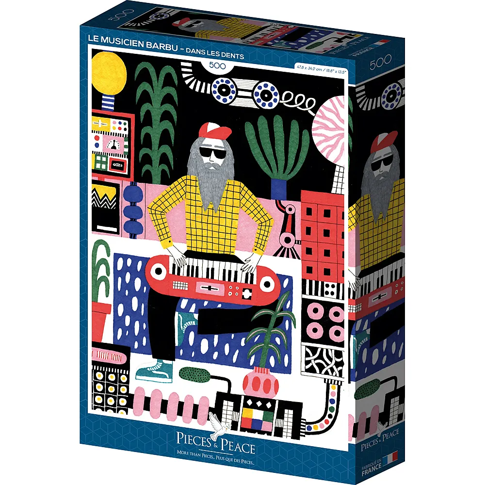 Pieces & Peace Puzzle Der B�rtige Musiker - 500 Teile
