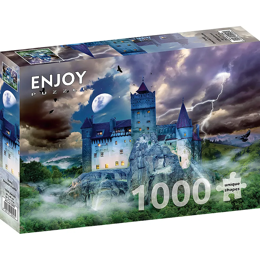 Enjoy Puzzle Spooky Night at Dracula's Castle - 1000 Teile