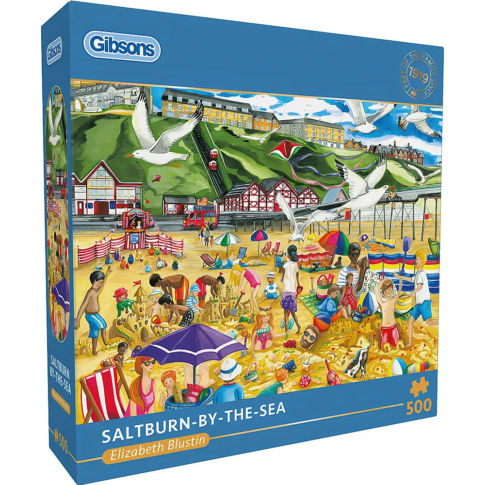 Gibsons Puzzle Elizabeth Blustin Saltburn-By-The-Sea - 500 Teile