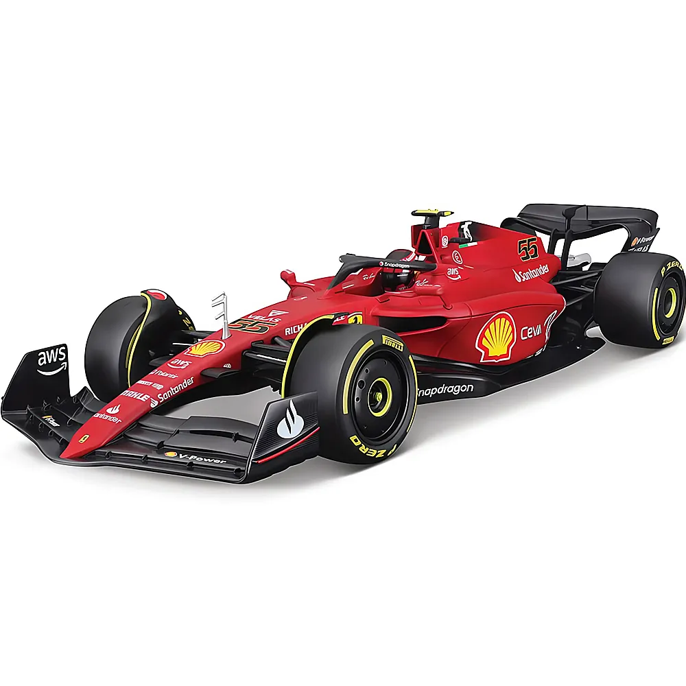 Bburago 1:18 Ferrari F1-75 2022 C. Sainz | Die-Cast Modelle
