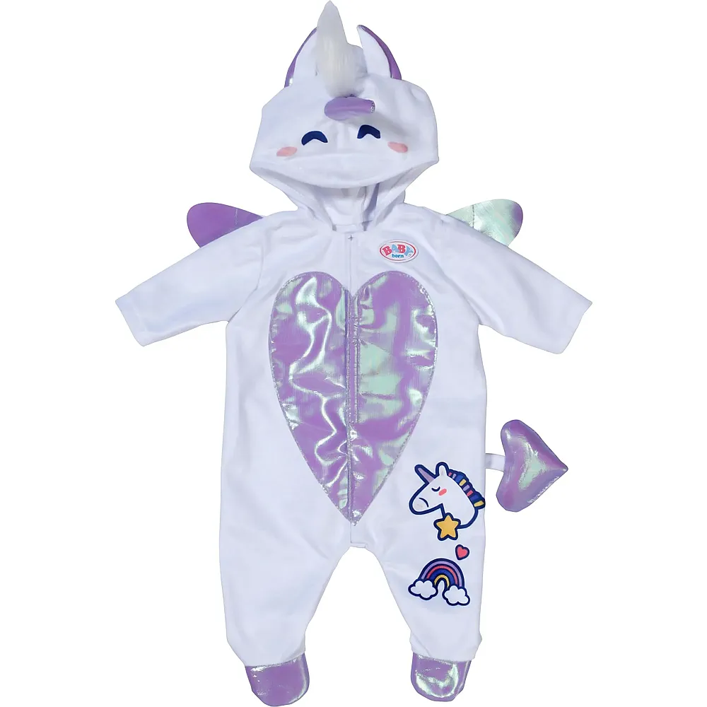 meinspielzeug - Zapf Creation Baby Born Einhornanzug - 43 cm | Puppenkleider