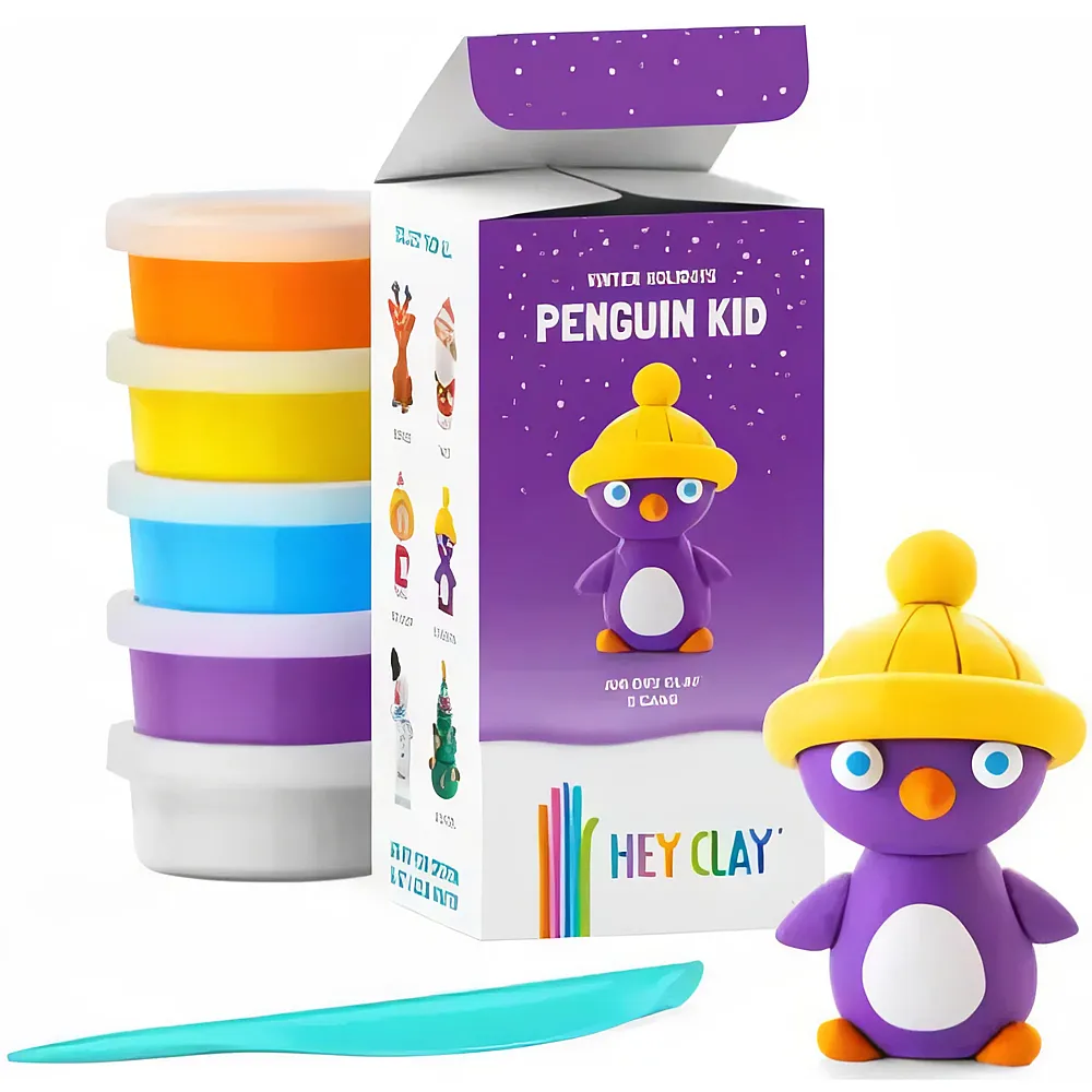 Hey Clay Winterzeit Pinguinkind - 75 g
