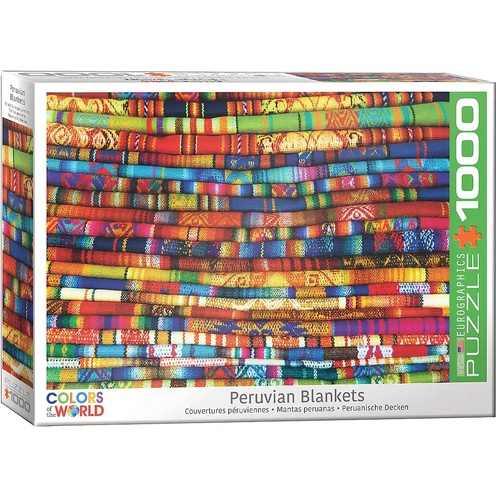 Eurographics Puzzle Peruanische Decken - 1000 Teile