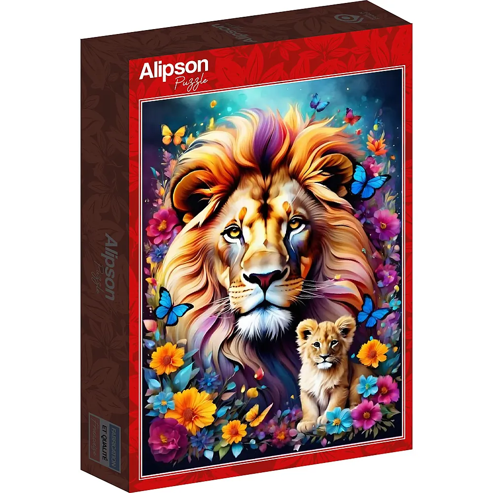 Alipson Puzzle Maternal Love Collection L�wenvater mit Kind - 1000 Teile