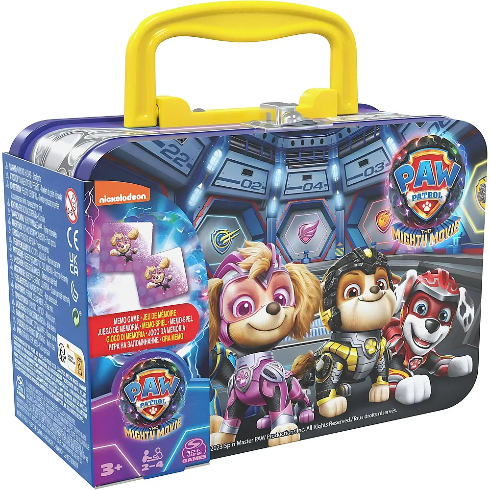 Spin Master Paw Patrol Games PAW Movie2 MemoGm MiniTin