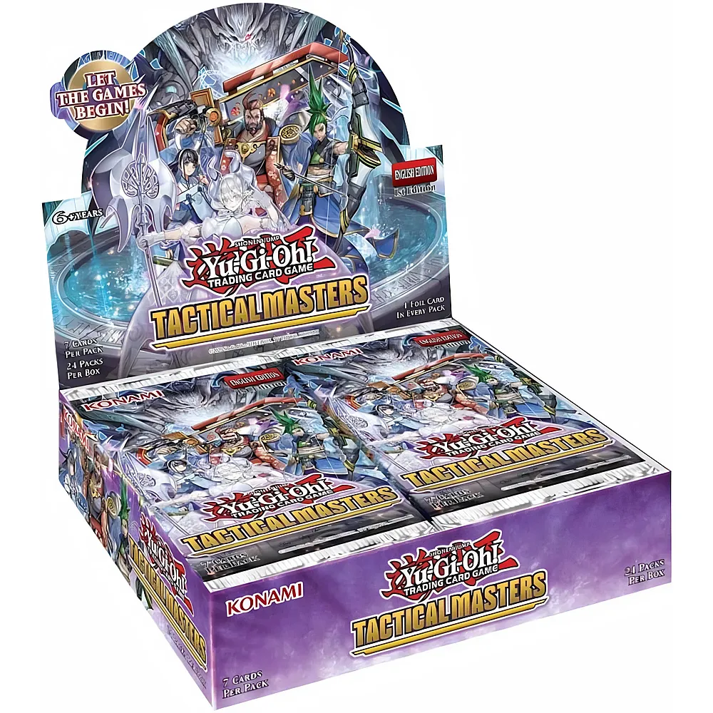 Konami Yu-Gi-Oh Tactical Masters Booster Display - English