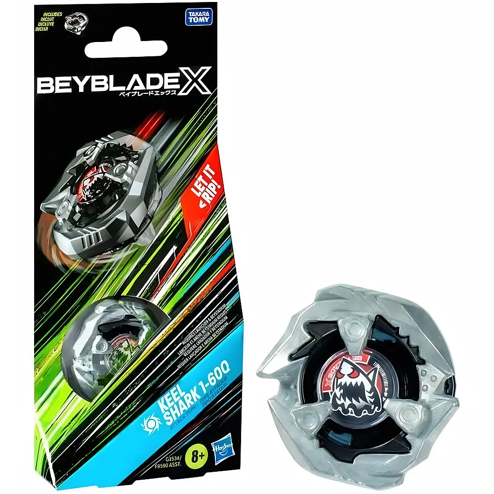 Beyblade X Booster Pack Keel Shark 1-60Q - Battling Tops