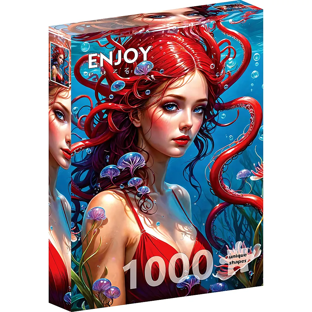 Enjoy Puzzle Rothaarige Meerjungfrau - 1000 Teile