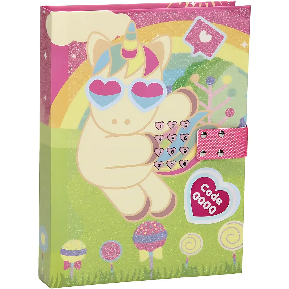 Kids Licensing Einhorn Tagebuch mit Geheimcode Sweet Dreams