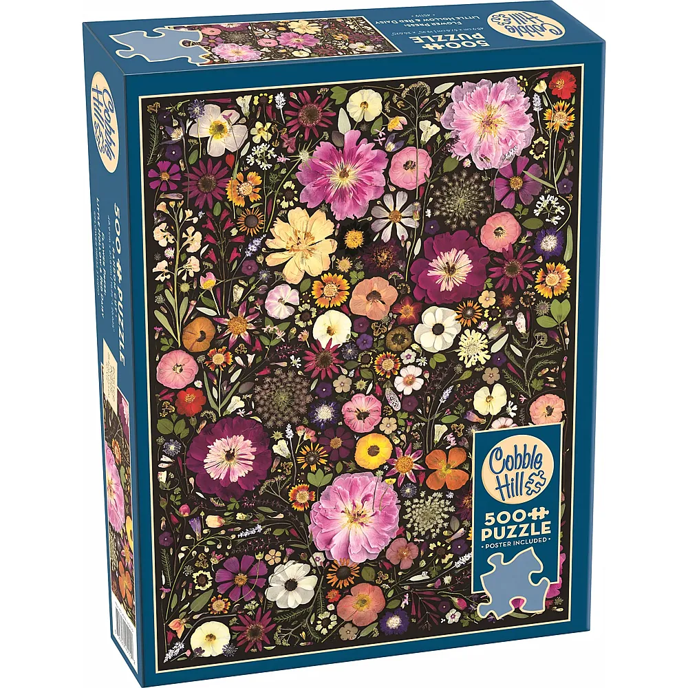 Cobble Hill Puzzle Bl�tenpresse: Zierblumen 500Teile