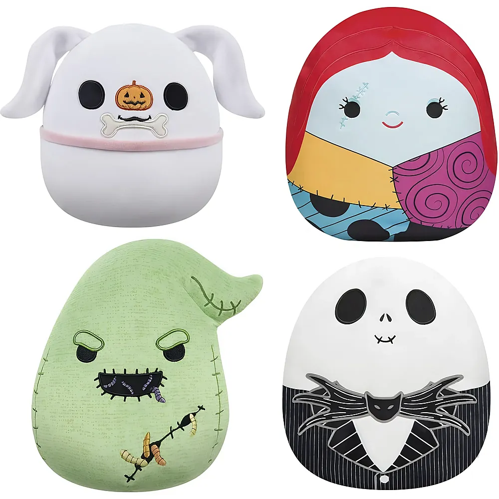 Jazwares Squishmallows Disney Night Before Christmas Plüschtier, 20 cm, Sortiert