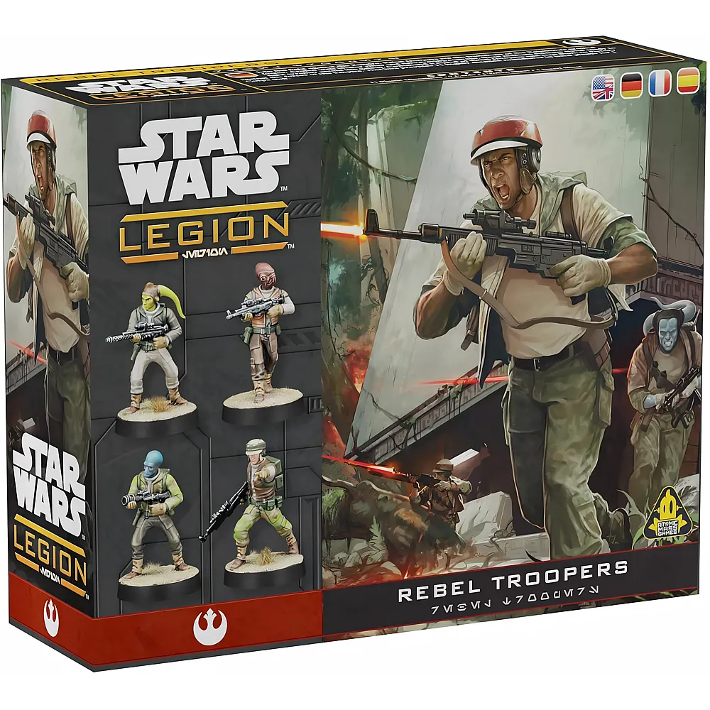 Atomic Mass Games Star Wars: Legion - Rebel Troopers Rebellentruppen, Erweiterung, Tabletop, 2 Spieler, ab 14+ Jahren, 120-180 Minuten, Deutsch, Mehrsprachig