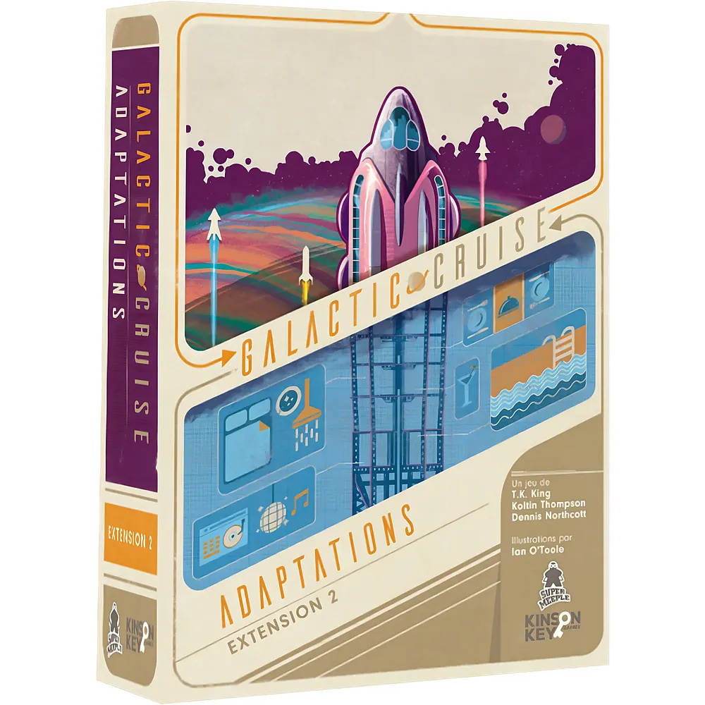 Super Meeple Galactic Cruise - Accomodation expansion FR