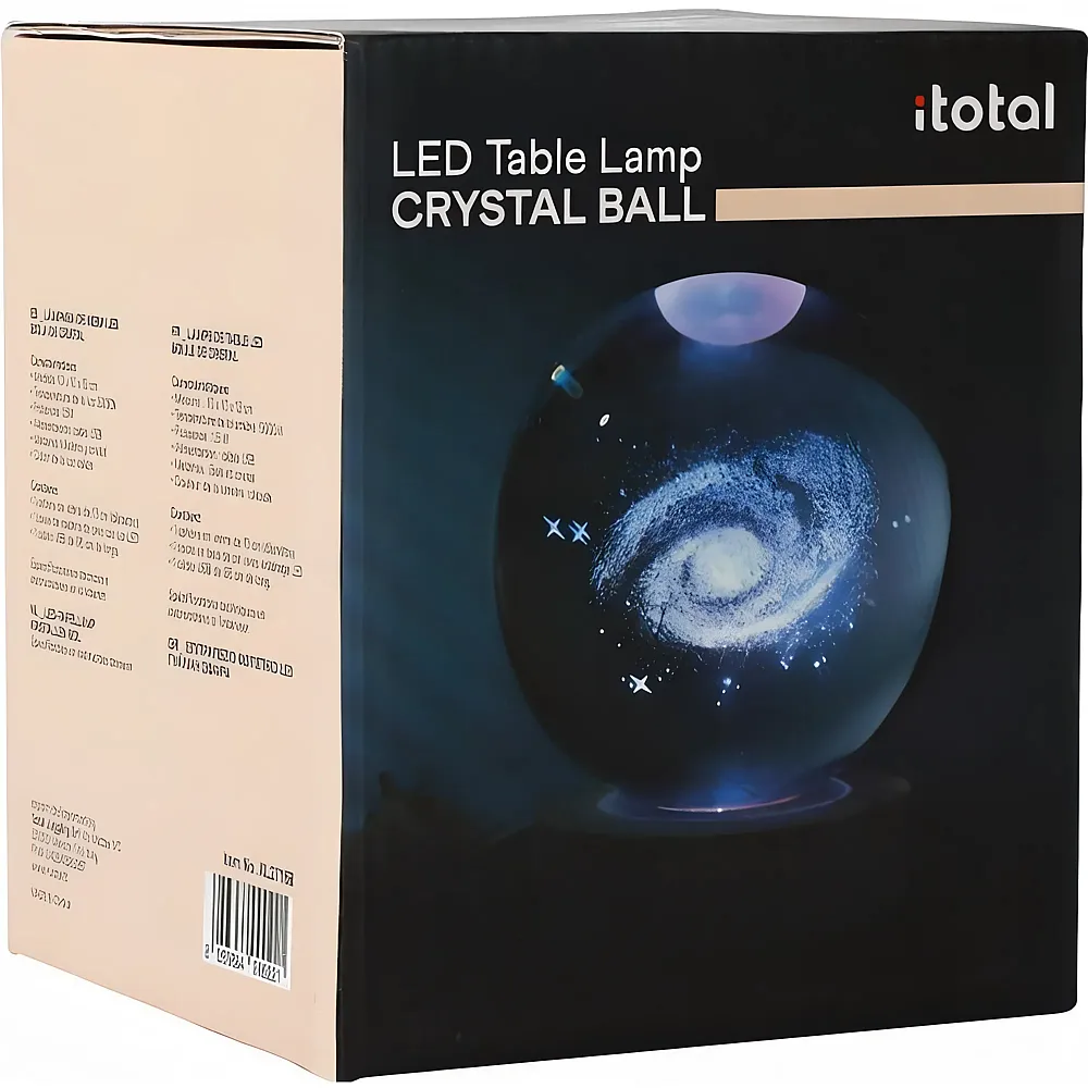 i-total Kristall Kugellampe Galaxie gross