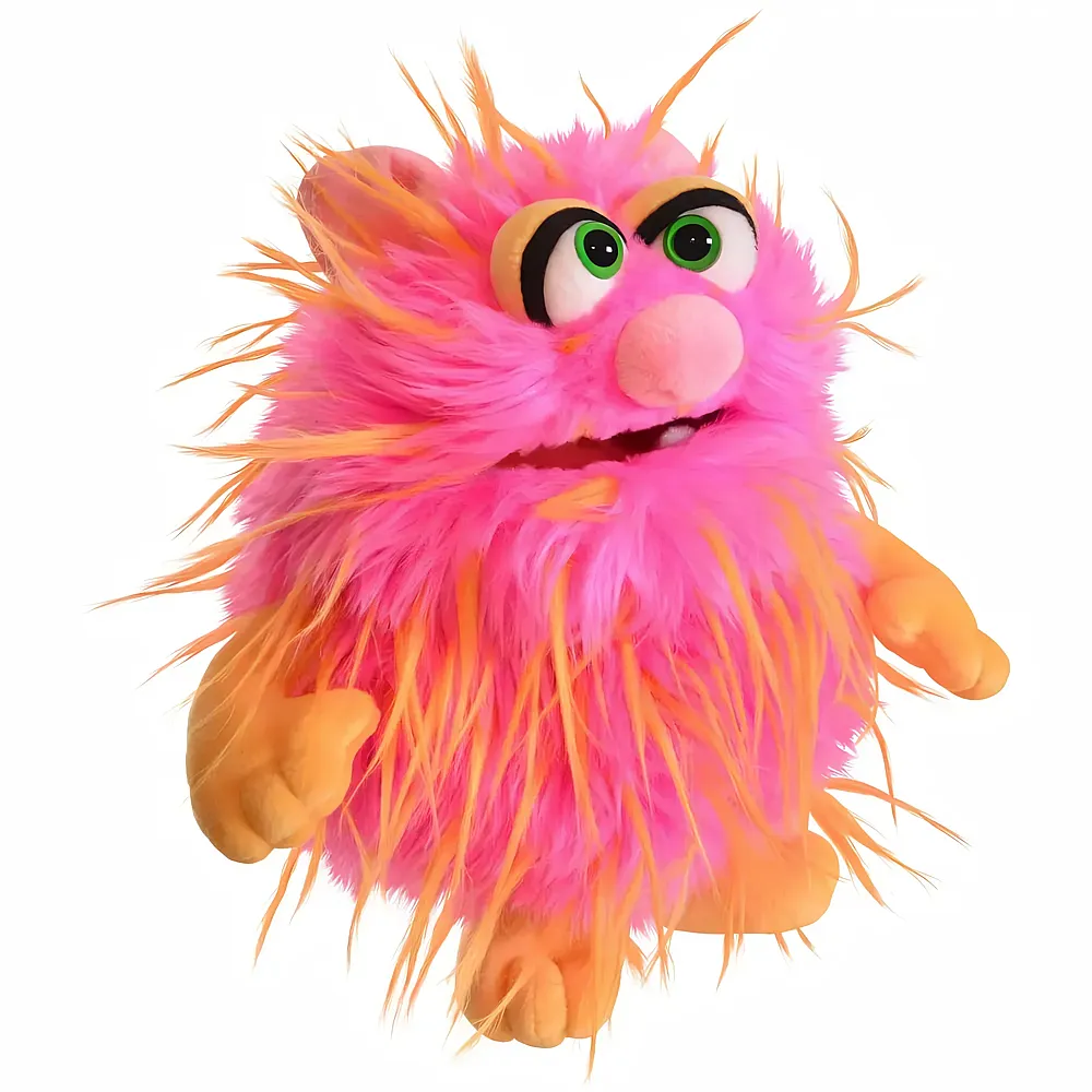 meinspielzeug - Living Puppets Monster to go Handpuppe Daddel - 22 cm | Handpuppen