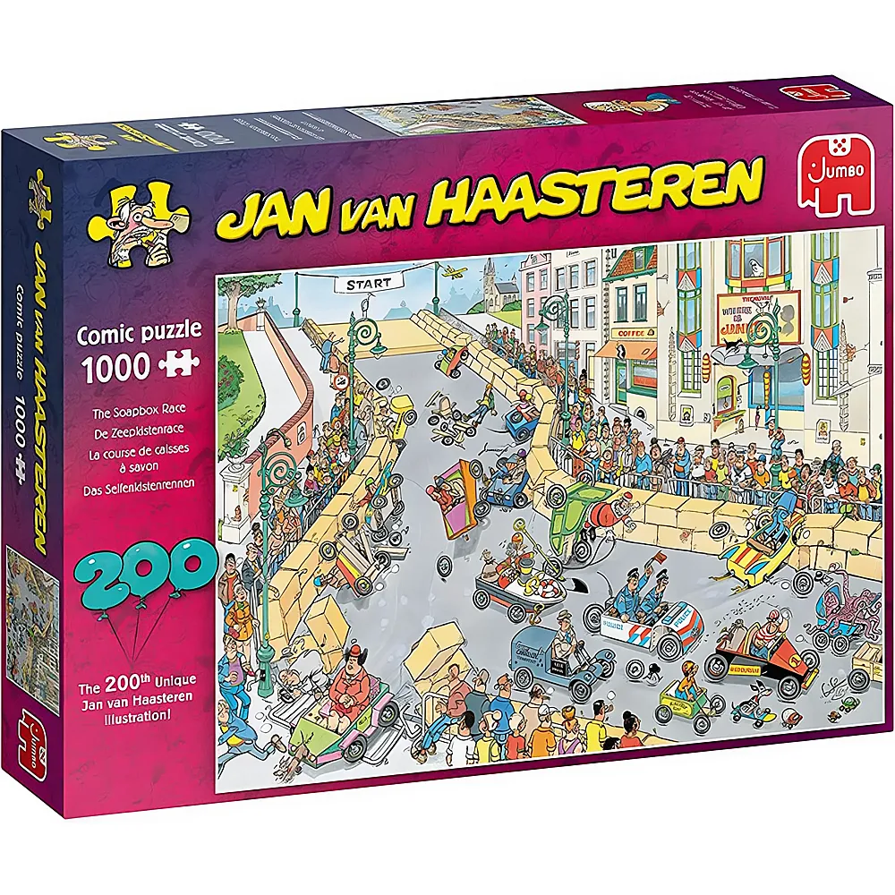 Jumbo Puzzle Jan van Haasteren Seifenkisten-Rennen 1000Teile