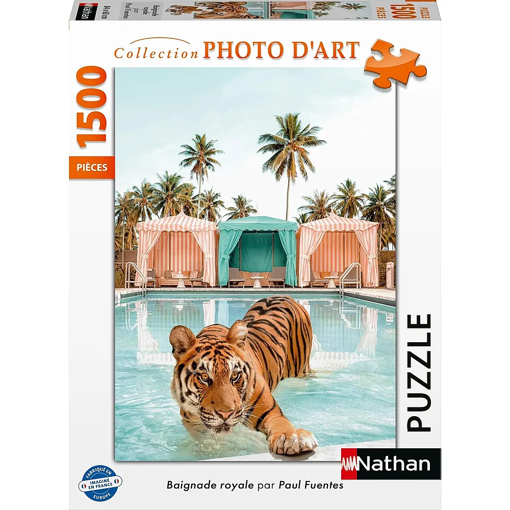 Nathan Puzzle Collection Photo d'Art K�nigliches Bad - Paul Fuentes Design - 1500 Teile