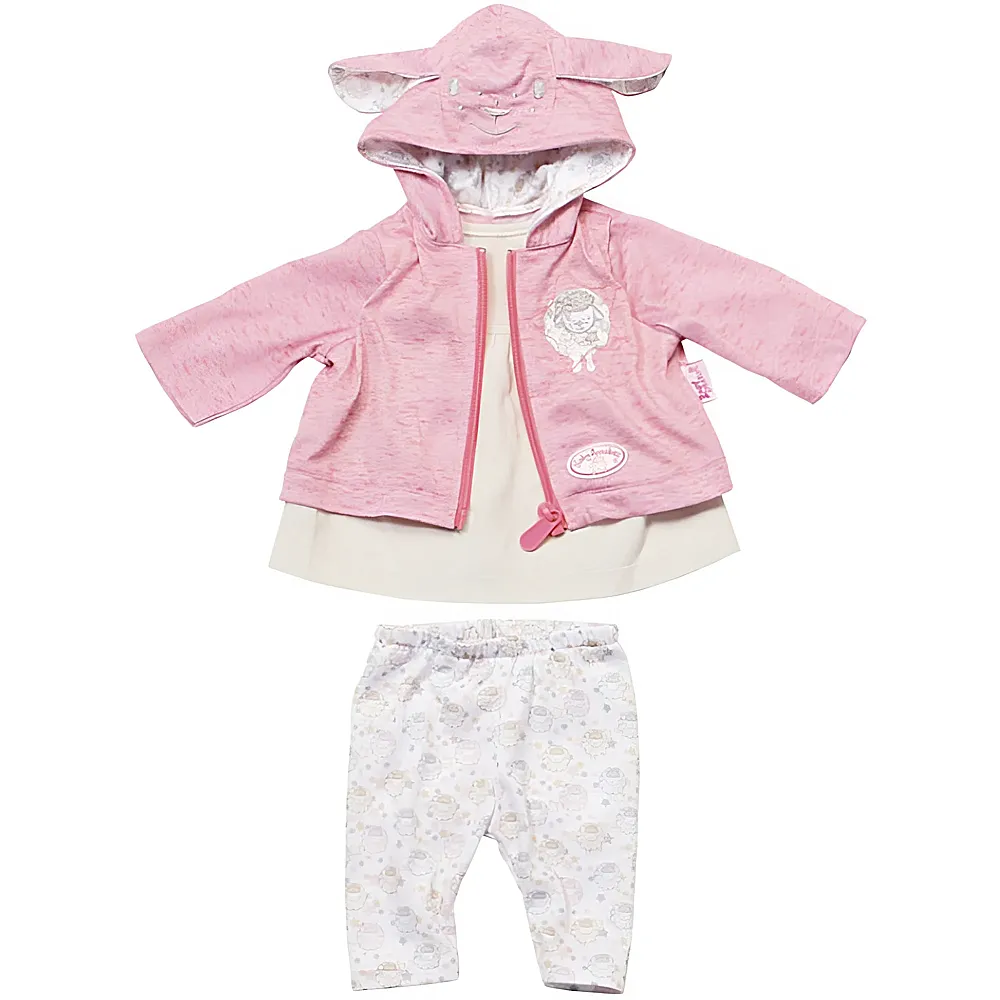 Zapf Creation Baby Annabell Bgel Outfit mit Jacke 43-46cm | Puppenkleider