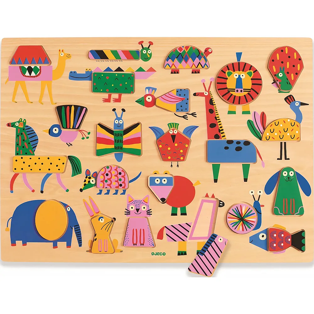 Djeco Puzzlo Geo 22 Teile