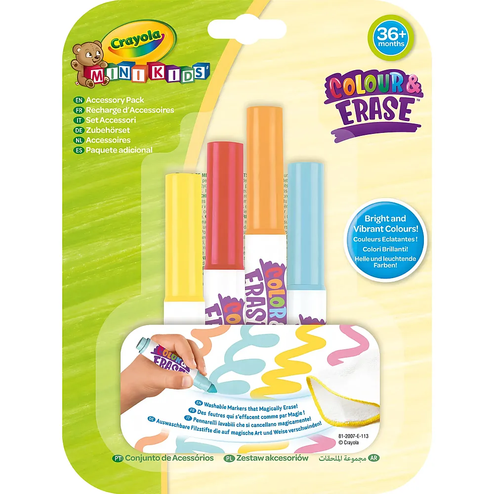 Crayola 4 Ersatzstifte Color & Erase