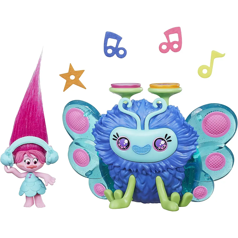 Hasbro Trolls  - Trollstadt DJ-K�ferpult mit Poppy Spielset