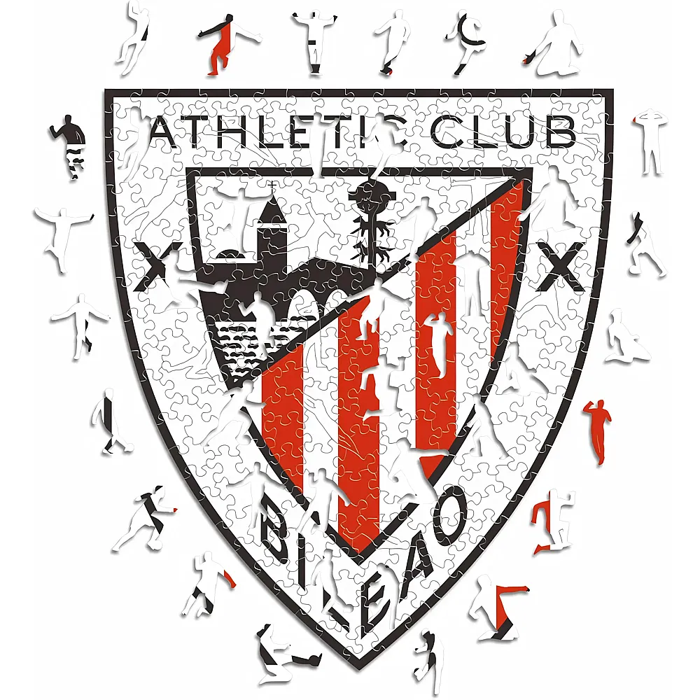 meinspielzeug - Iconic Puzzle Athletic Club Bilbao Logo 270Teile | Holzpuzzle