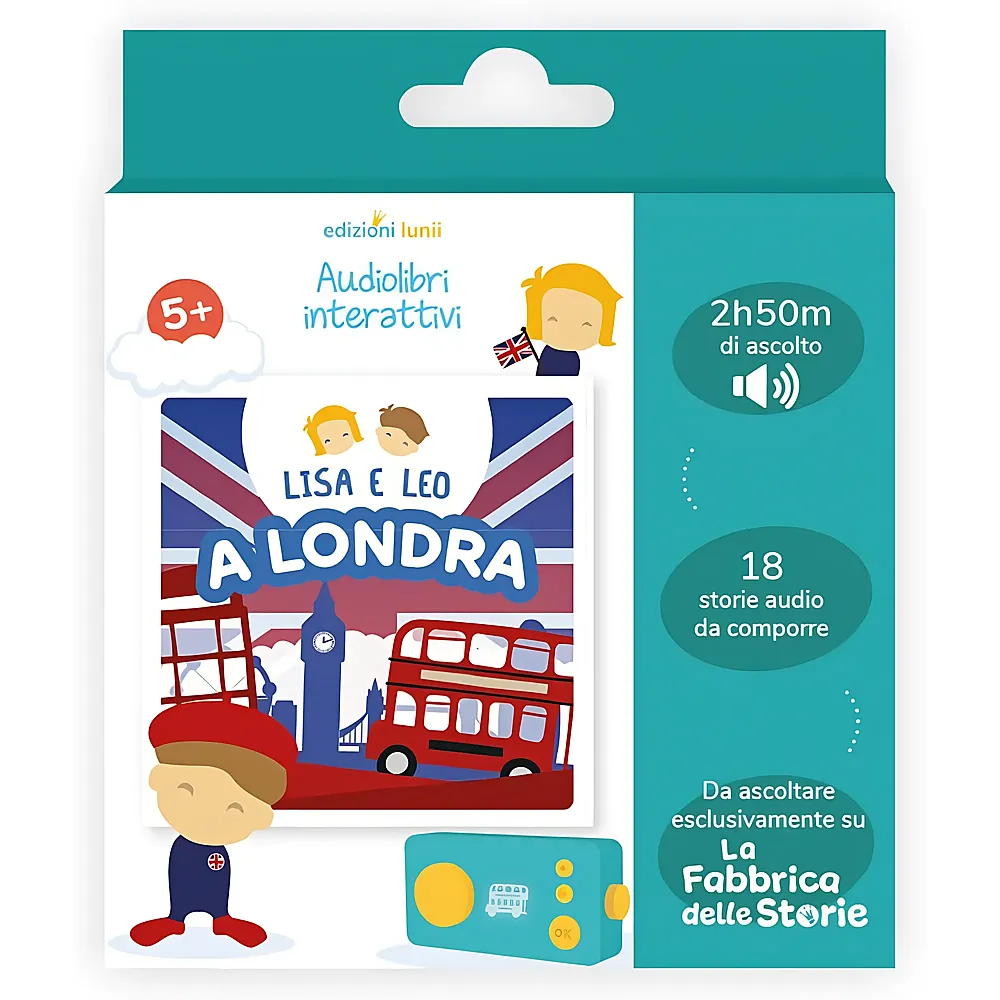Lunii Audiolibro Interattivo Lisa E Leo A Londra