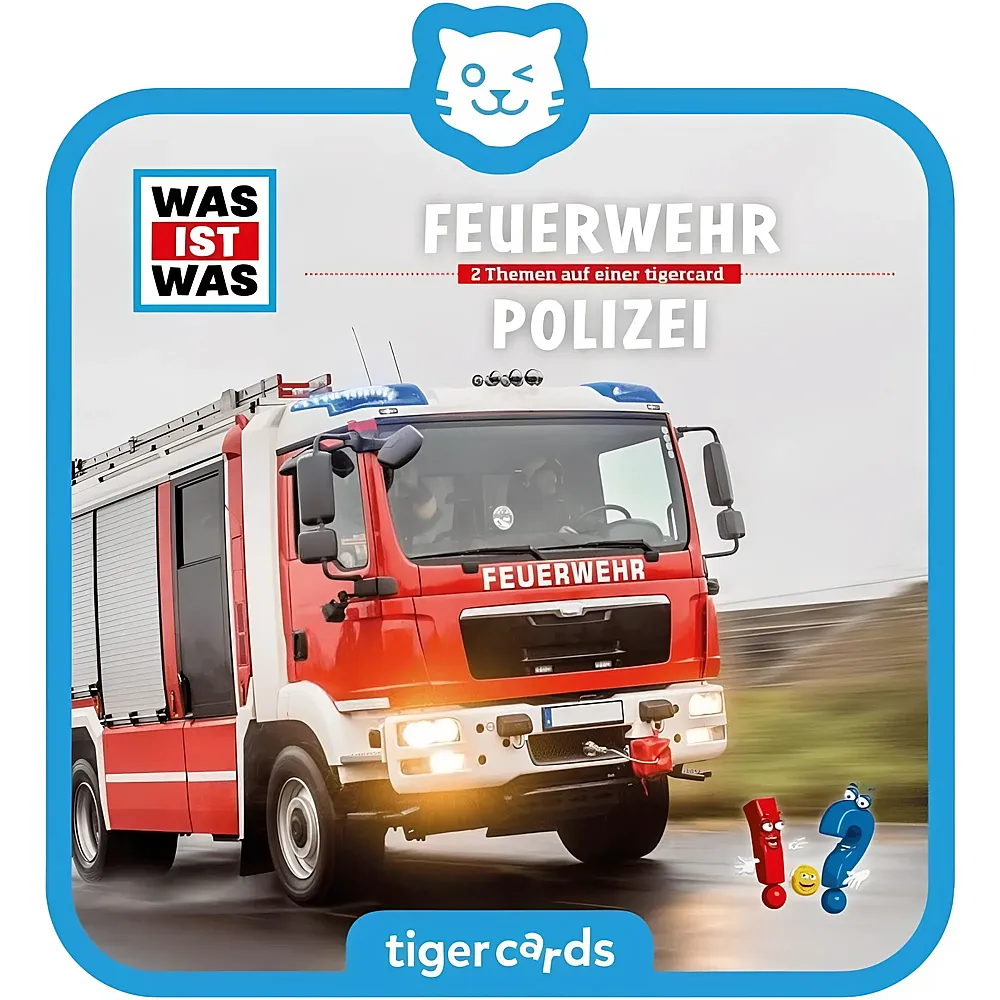 Tigermedia tigercard Was ist Was - Feuerwehr / Polizei DE