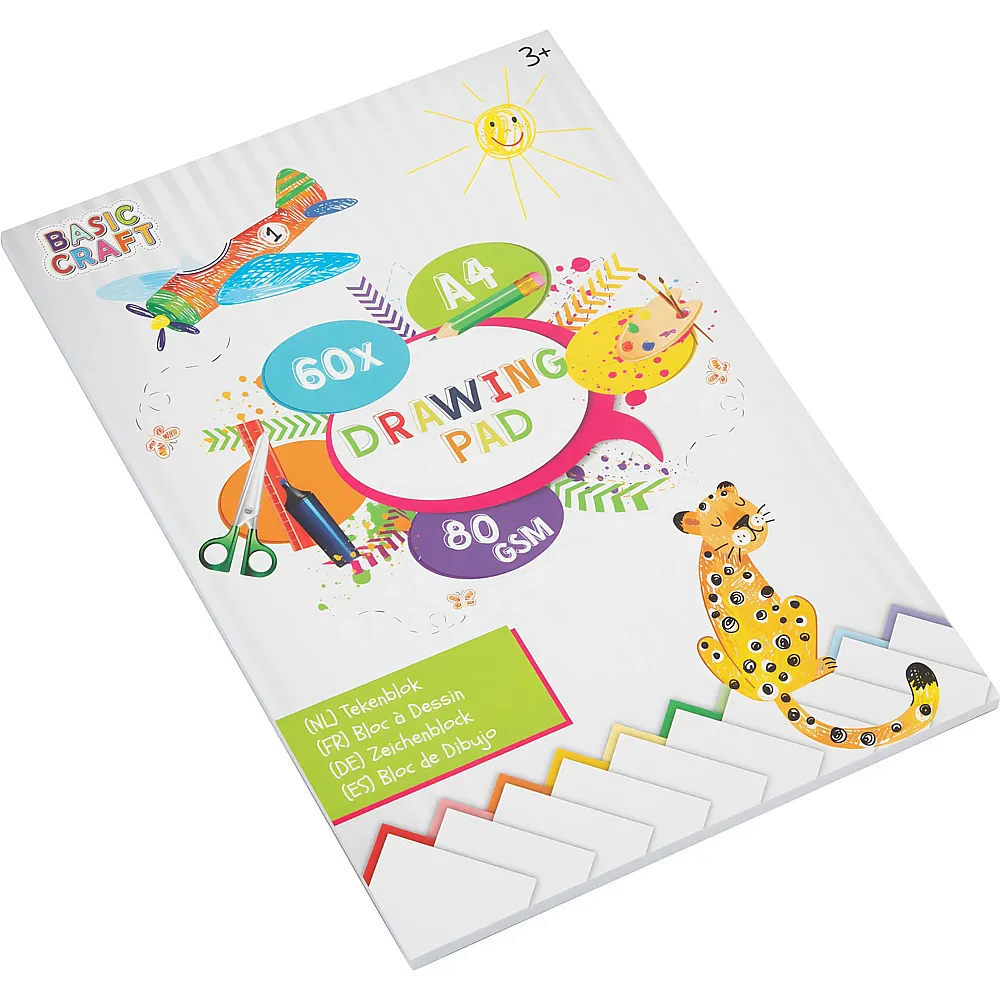 Creative Craft Group Zeichenblock A4 60 Blatt, 80 g/m