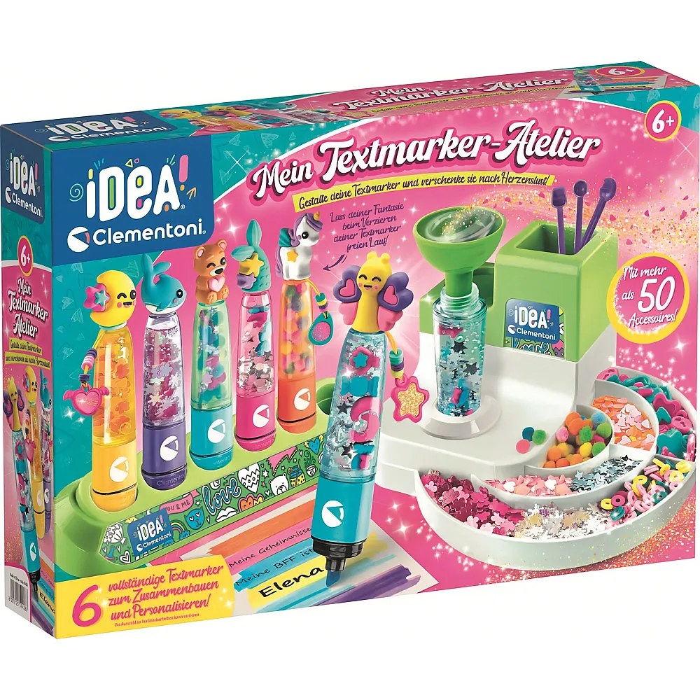 Clementoni Idea Mein Textmarker-Atelier