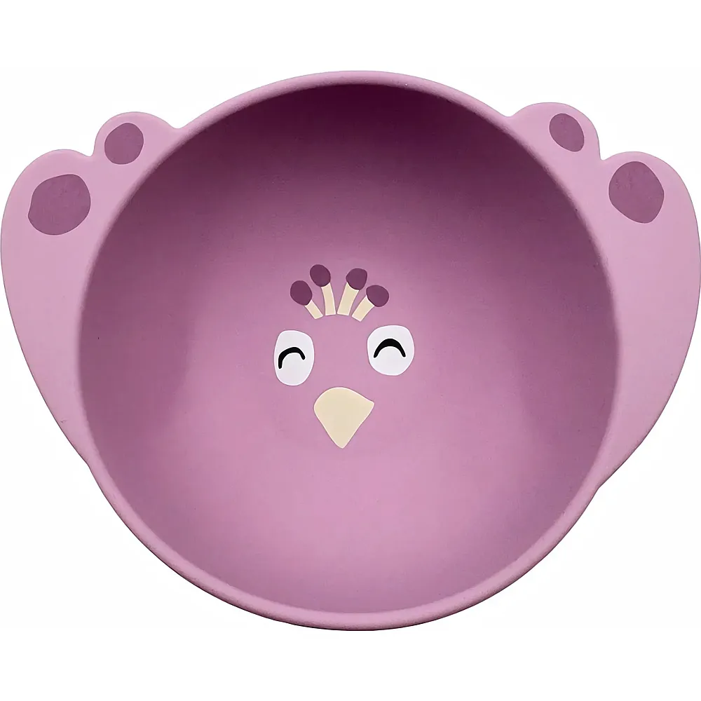 Trixie Silikon Sch�ssel mit Saugnapf Pfau