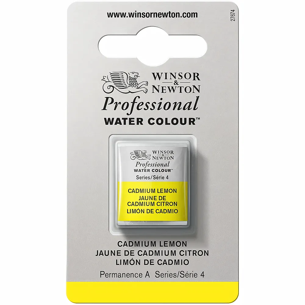 meinspielzeug - Winsor & Newton W&n Prof. Water Colour 1/2 Npfchen Kadmiumgelfb Zitron