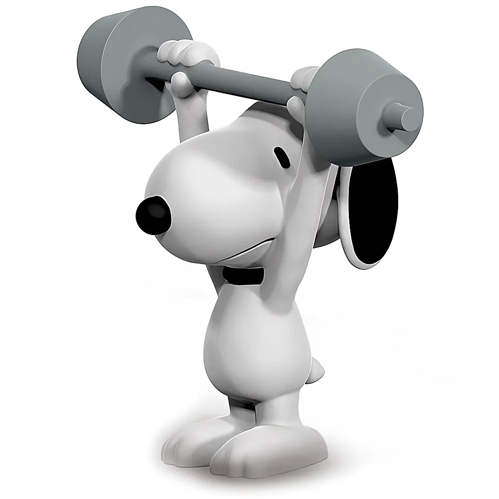Schleich Peanuts Snoopy Gewichtsheber | Lizenzfiguren