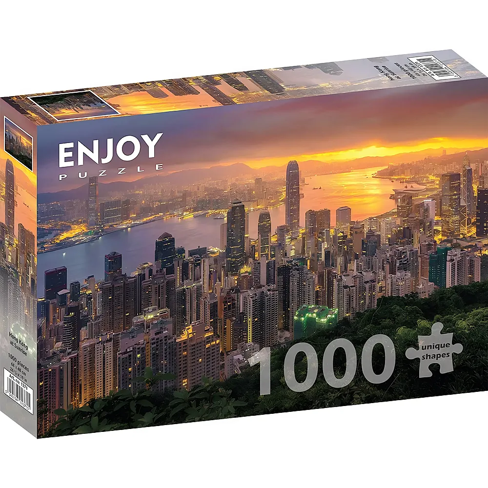 Enjoy Puzzle Hong Kong at Sunrise - 1000 Teile