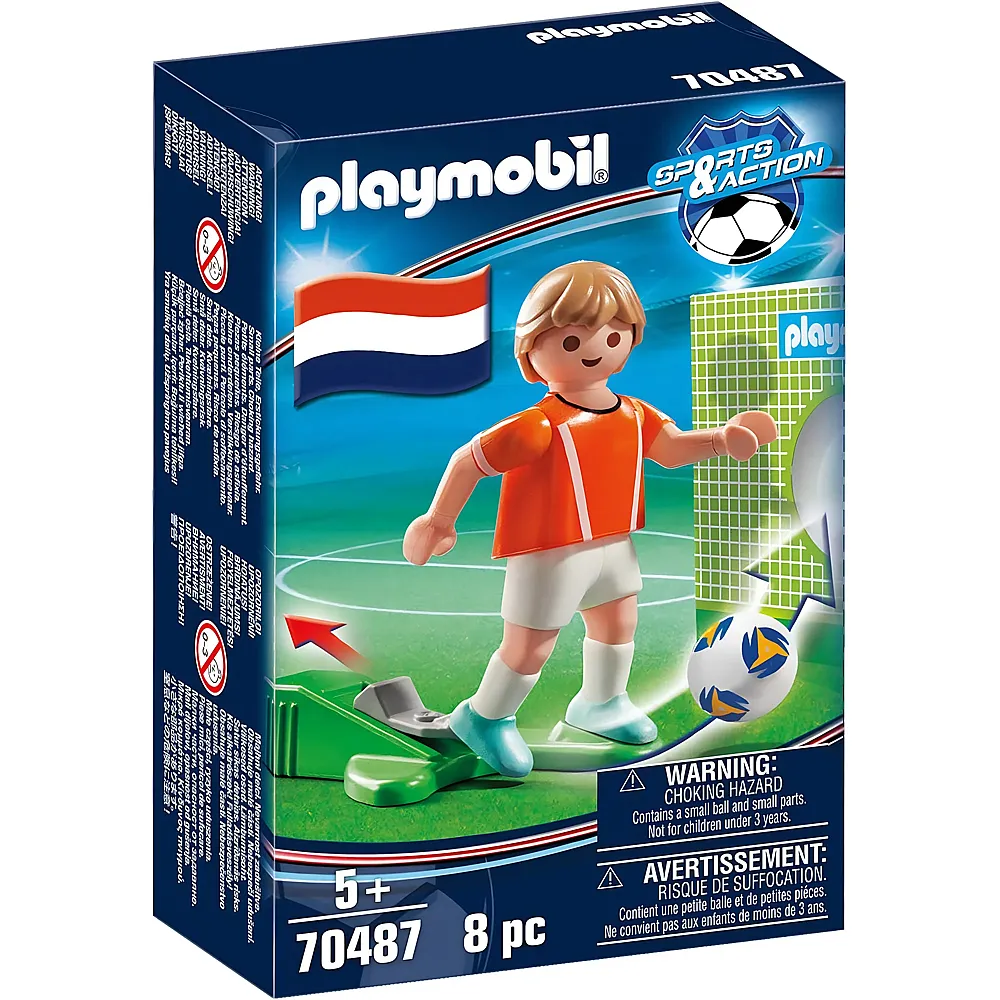 PLAYMOBIL Sports & Action Fussballspieler Holland 70487