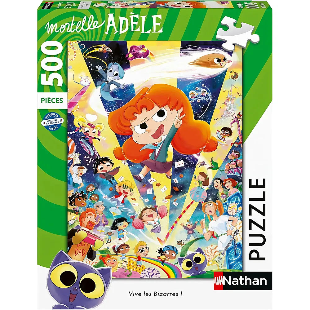 Nathan Puzzle T�dliche Adele - Es lebe das Seltsame 500Teile