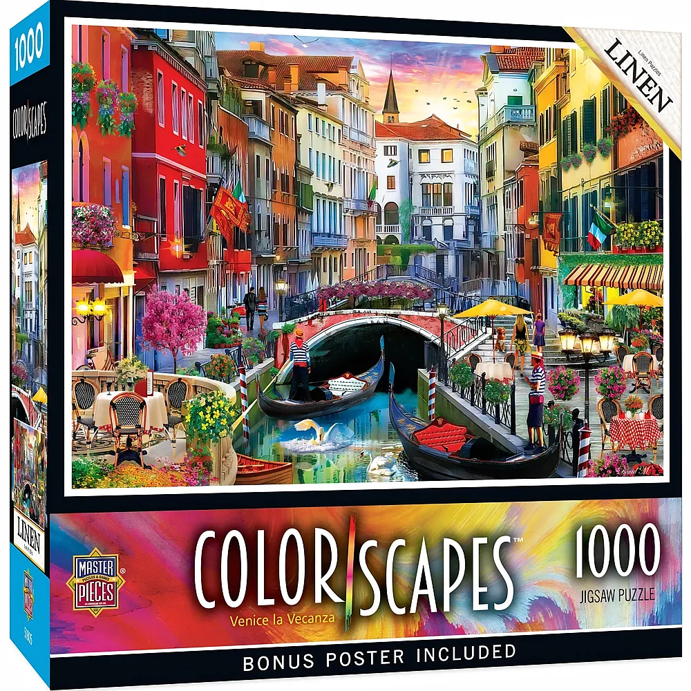 Master Pieces Puzzle Colorscapes Venedig la Vecanza - 1000 Teile