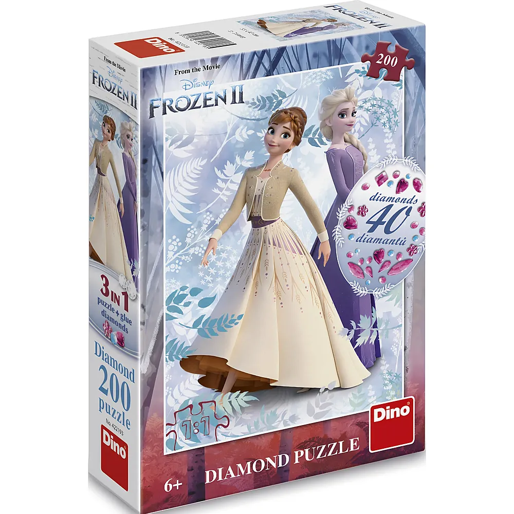 Dino Puzzle Disney Frozen Diamond Puzzle - Frozen II - 200 Teile