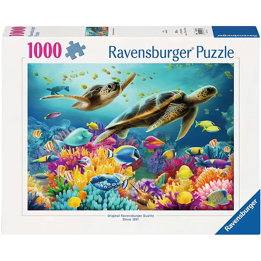 Ravensburger Puzzle Blaue Unterwasserwelt - 1000 Teile