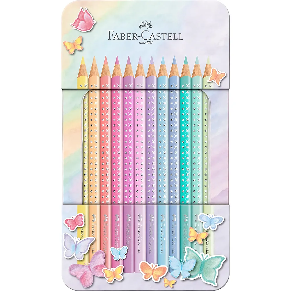 Faber-Castell Farbstifte Sparkle Pastell 12Teile