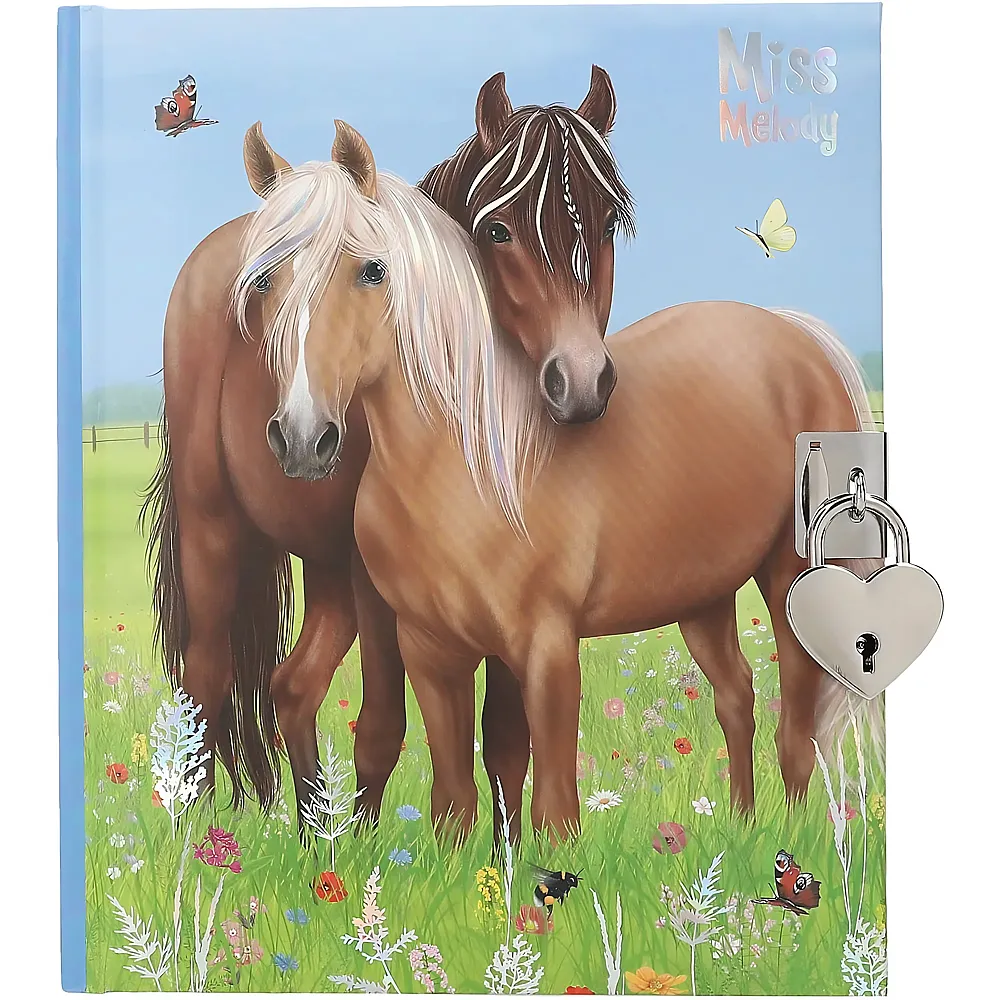 Depesche Tagebuch mit Schloss Miss Melody
