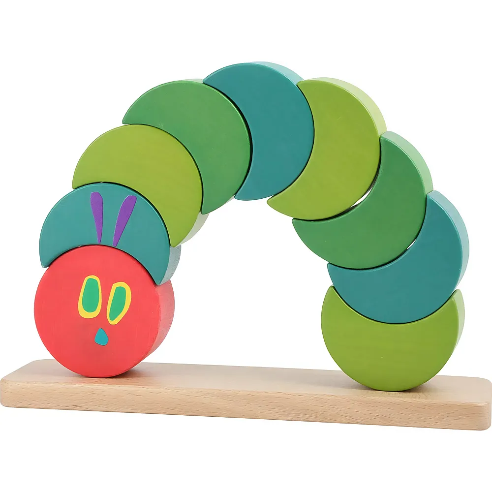 small foot Raupe Nimmersatt Stapelspiel