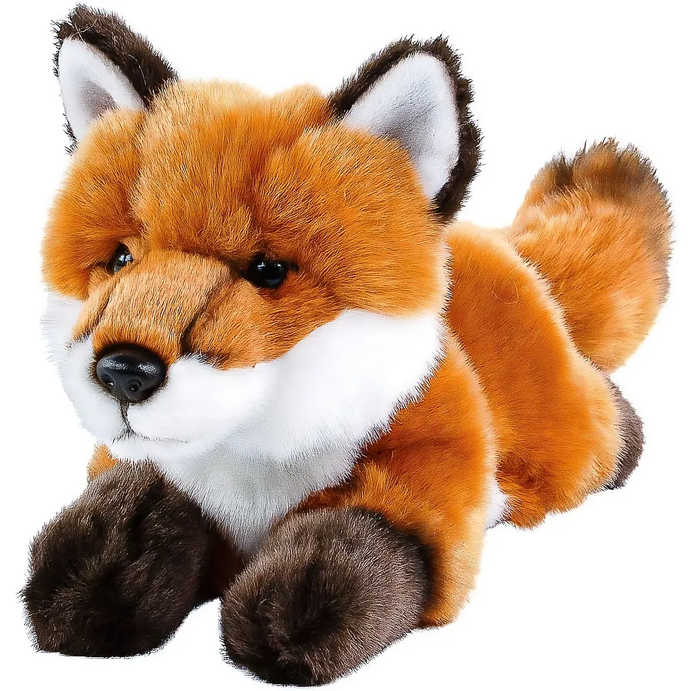 meinspielzeug - Teddys Rothenburg Fuchs liegend - 30 cm | Waldtiere Pl�sch