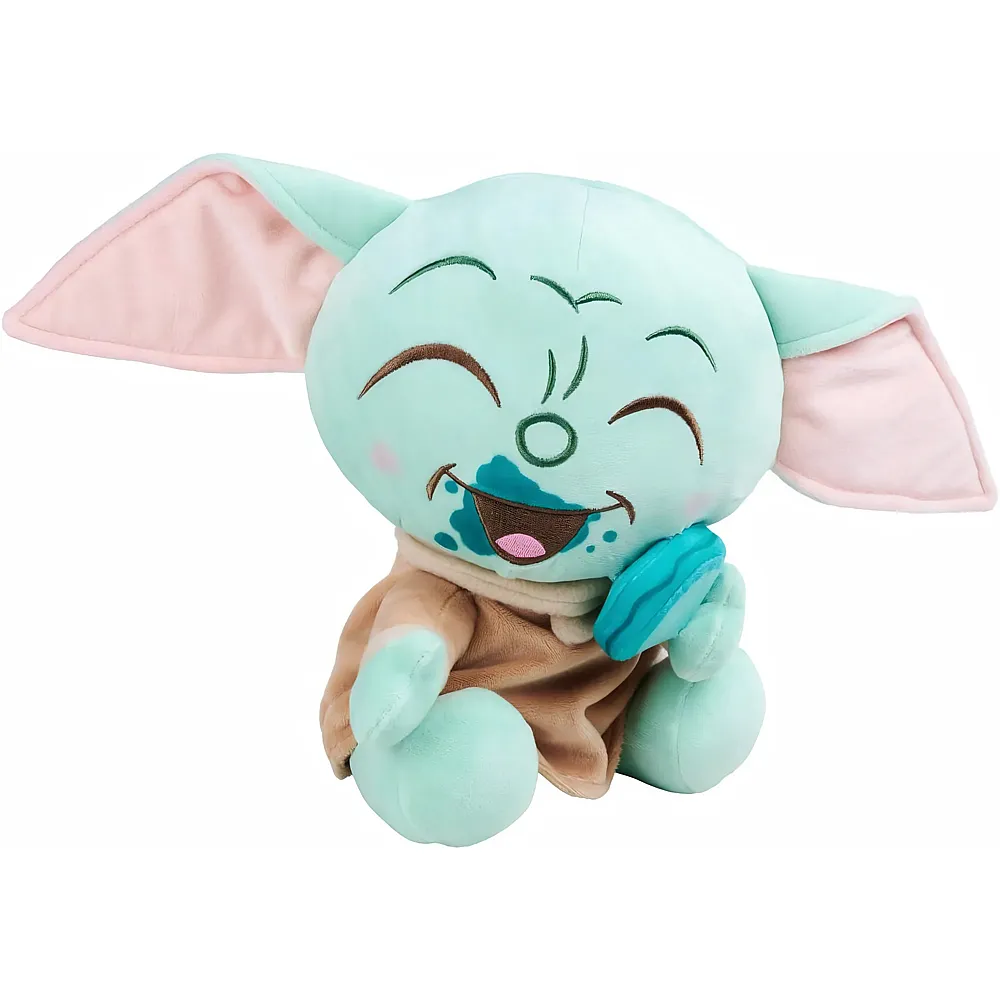 Simba Pl�sch Star Wars Grogu mit Macaroon - 25 cm