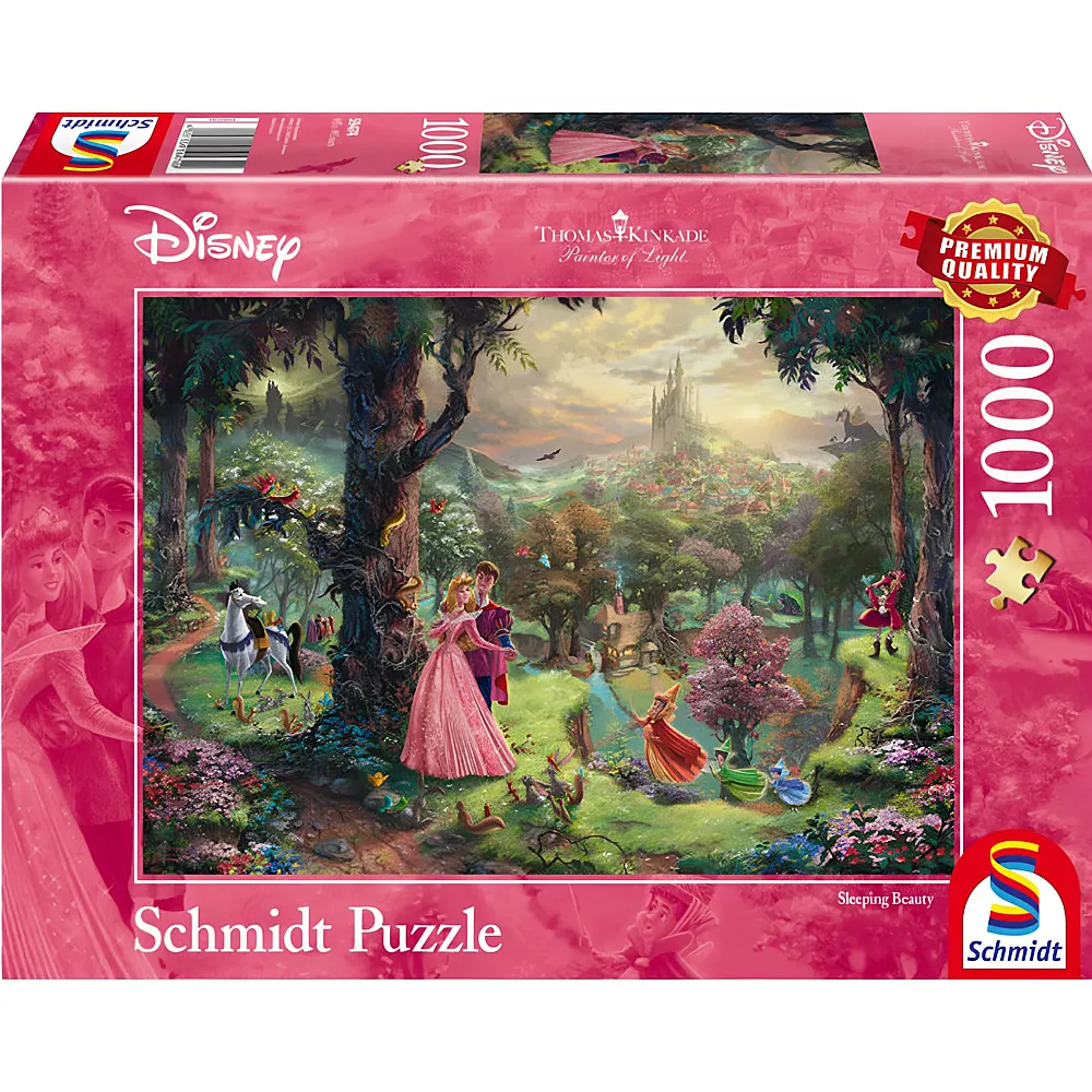 Schmidt Puzzle Thomas Kinkade Disney Princess Dornrschen 1000Teile