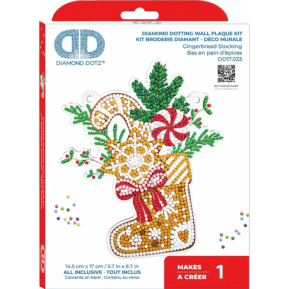 Diamond Dotz Diamond Painting Aufh�nger Lebkuchenstrumpf