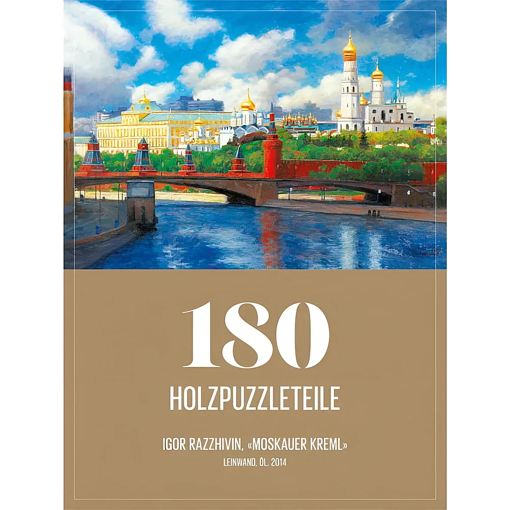 Davici Wooden Jigsaw Puzzle - Kremlin - Moscow 180Teile