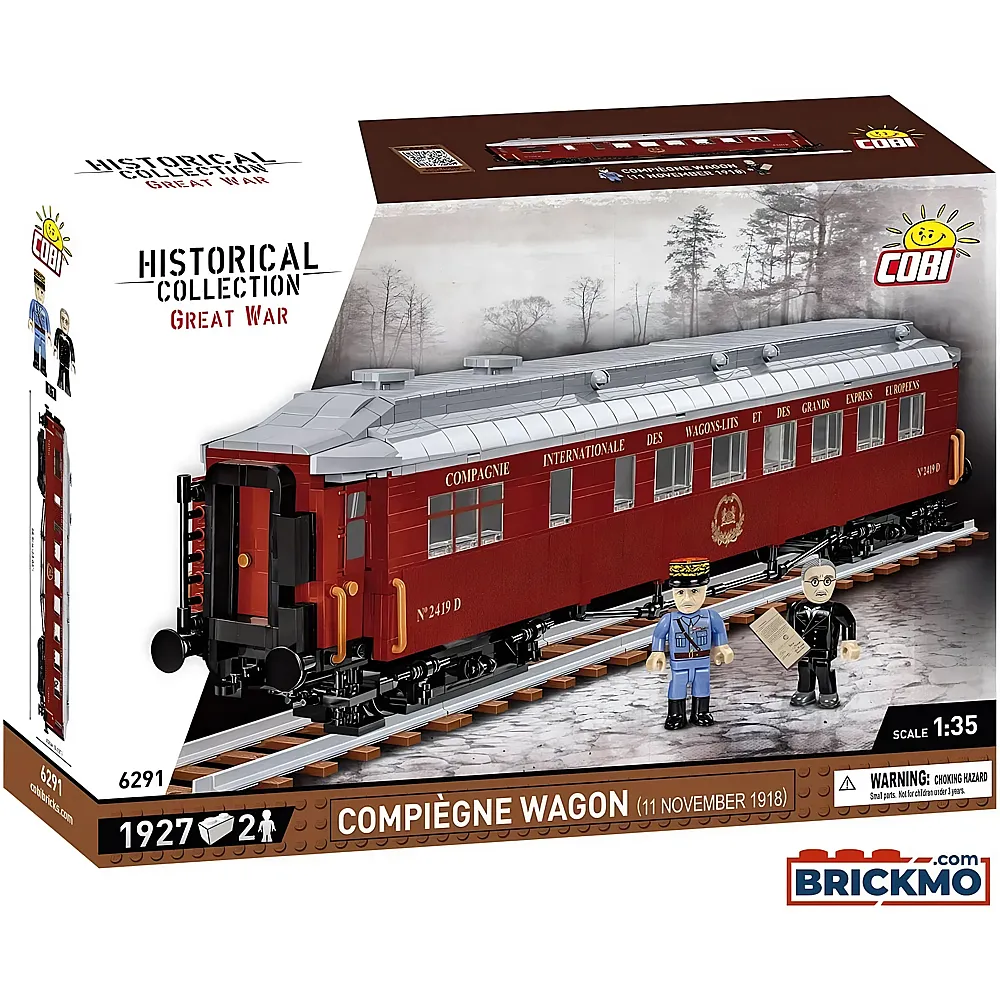 COBI Historical Collection Compiegne Wagon 1918 6291